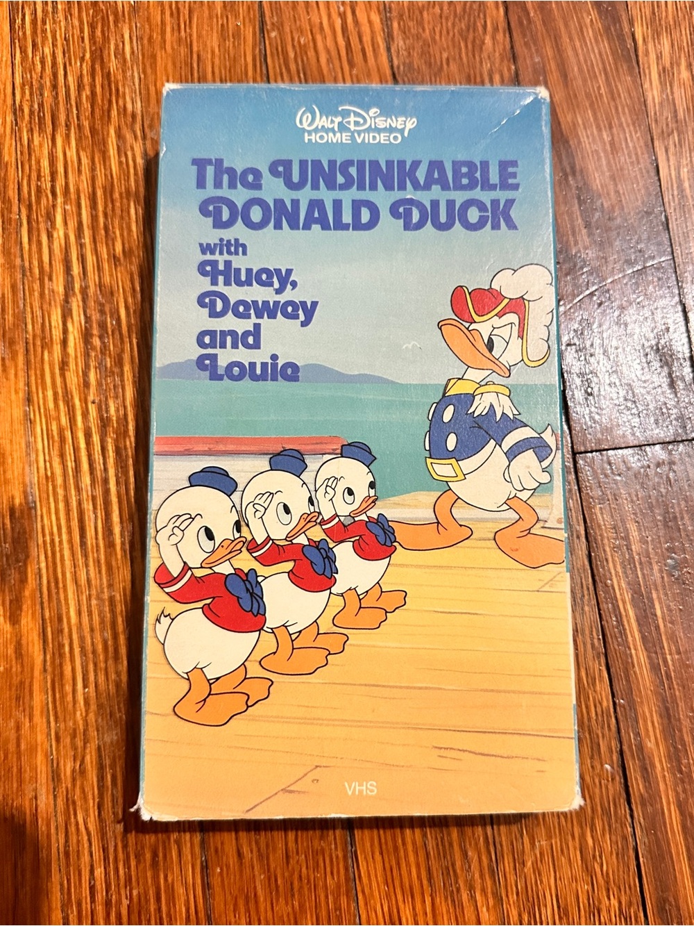 Walt Disney Home Video The Unsinkable Donald Duck Huey Dewey Louie VHS Untested